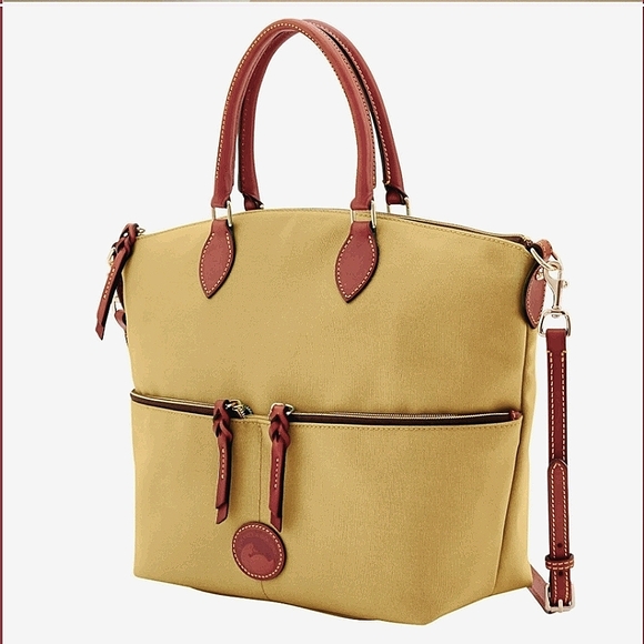 Dooney & Bourke Handbags - Dooney & Bourke Nylon Large Pocket Satchel